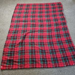 Tennessee Woolen Mills Wearable Blanket Wrap Snap Plaid Stadium Robe Snuggle USA